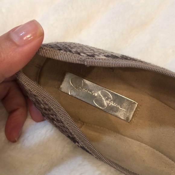 💗Snakeskin flats by Jessica Simpson💗 - Picture 5 of 6